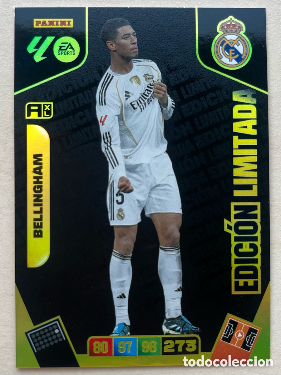 Cartes &agrave; collectionner de Football: Bellingham Edici&oacute;n Limitada Adrenalyn XL 2025-26 - Real Madrid