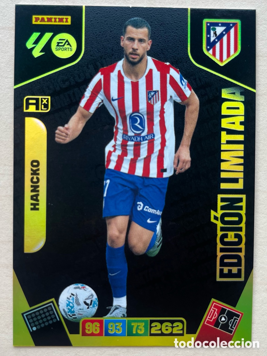 Cromos de f&uacute;tbol: Hancko Edici&oacute;n Limitada Adrenalyn XL 2025-26 - Atl&eacute;tico de Madrid
