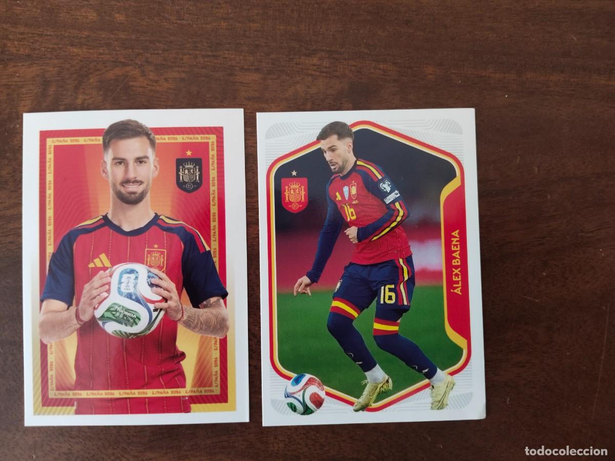 Cromos de f&uacute;tbol: Alex Baena. Mundial 2026. 43 y 44.