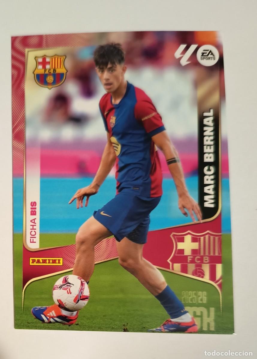 Cromos de f&uacute;tbol: CARD 85 BIS 85BIS MARC BERNAL LAST MOMENT BARCELONA BAR&Ccedil;A - LIGA MEGACRACKS MGK 2026 25 26 PANINI