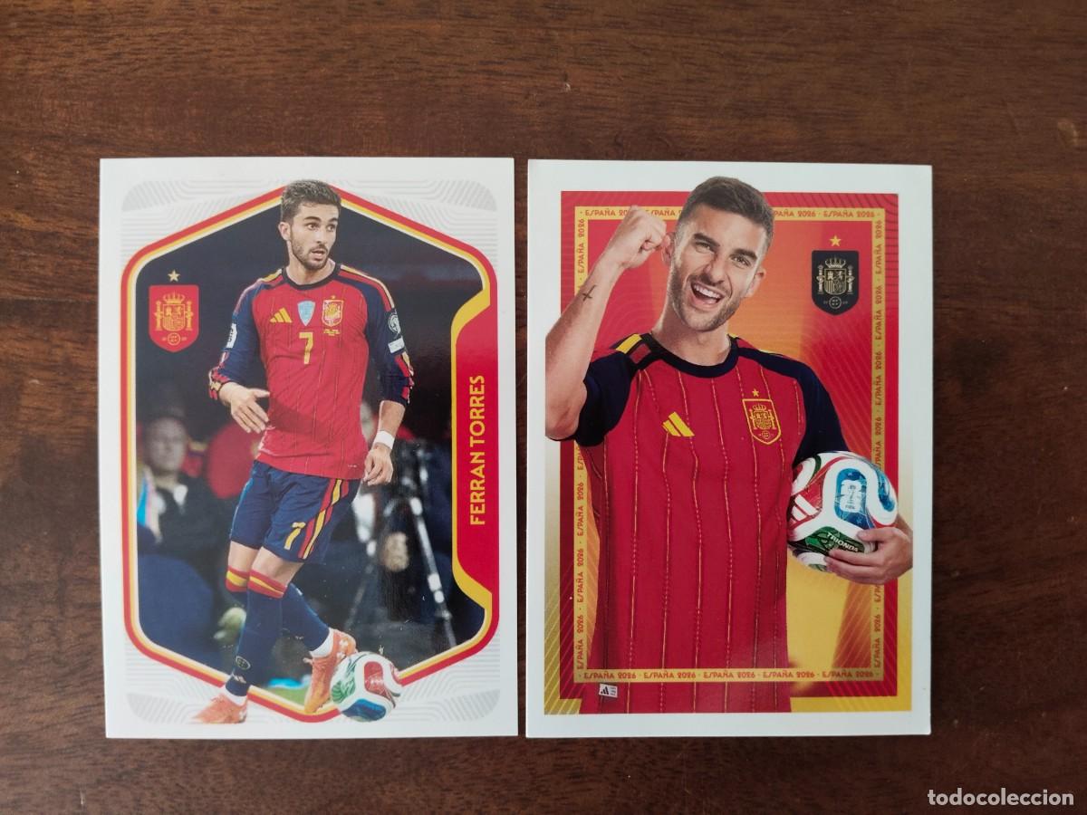 Cromos de f&uacute;tbol: Ferr&aacute;n Torres. Mundial 2026. 53 y 54.