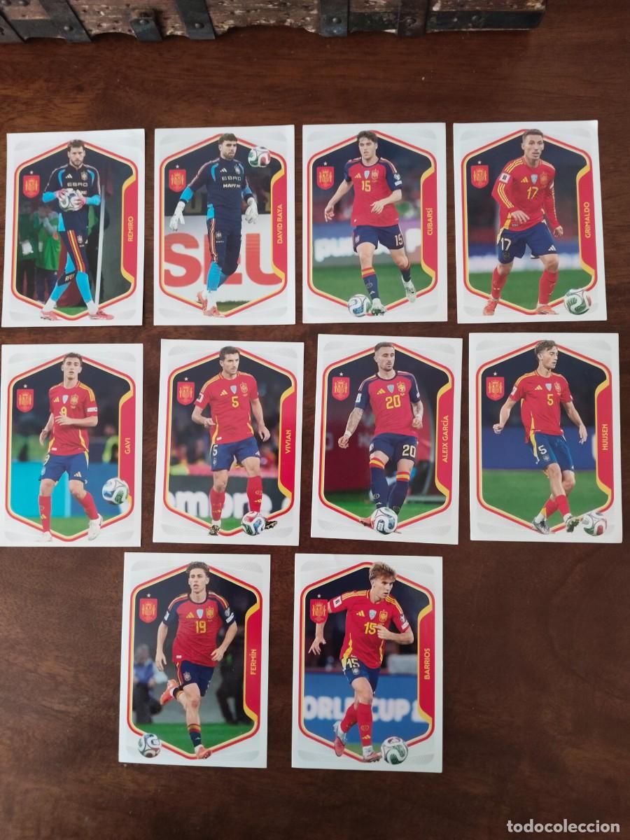 Cromos de f&uacute;tbol: 10 Cromos Mundial 2026. N&uacute;meros 11, 12, 18, 22, 24, 29, 30, 39, 40 y 46.