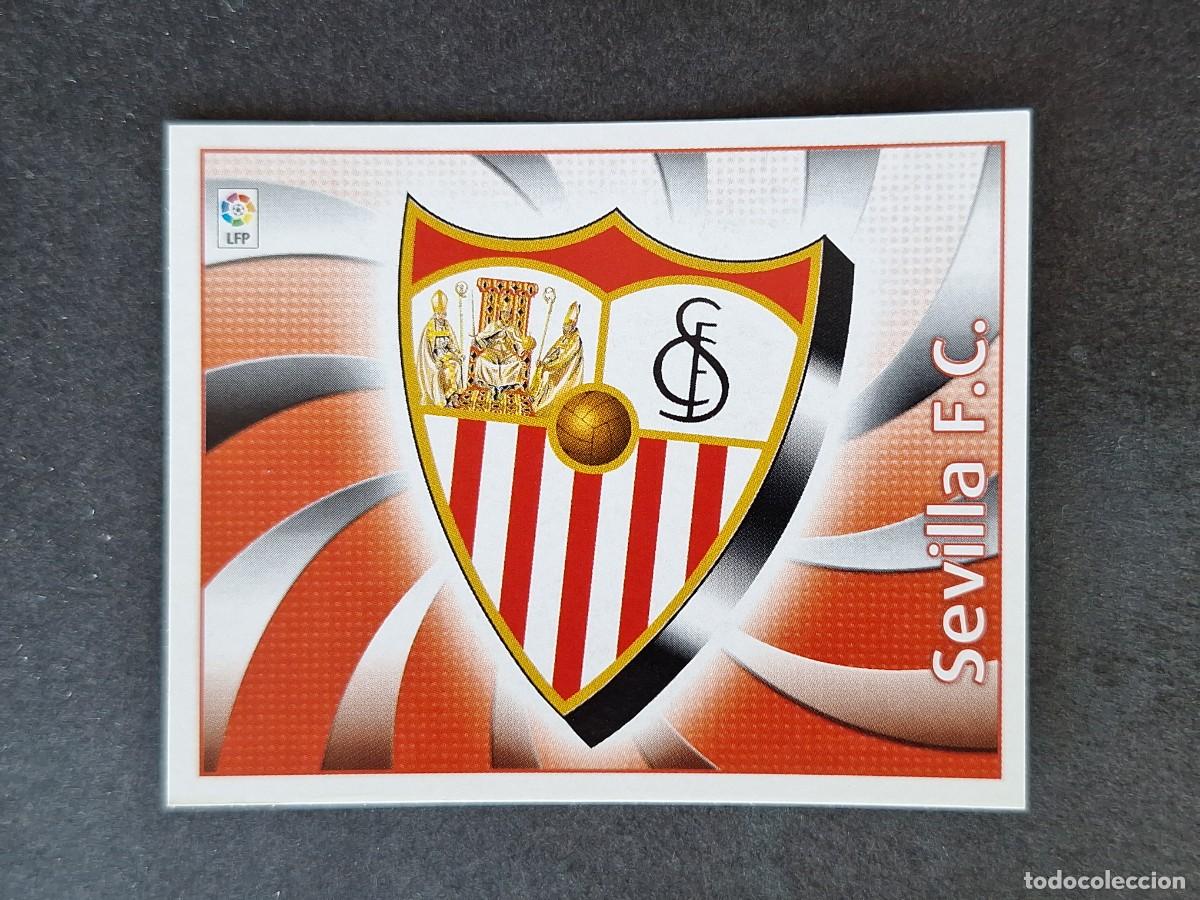 Cromos de f&uacute;tbol: L5 ESCUDO SEVILLA F. C. LIGA ESTE 2004 2005 04 05 NUNCA PEGADO SIN PEGAR