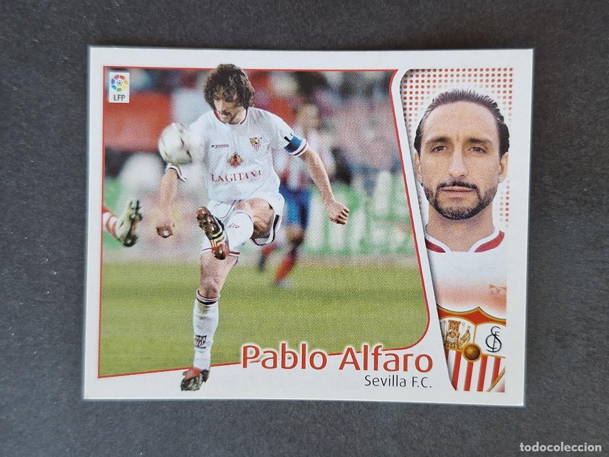 Cromos de f&uacute;tbol: L5 PABLO ALFARO SEVILLA F. C. LIGA ESTE 2004 2005 04 05 NUNCA PEGADO SIN PEGAR