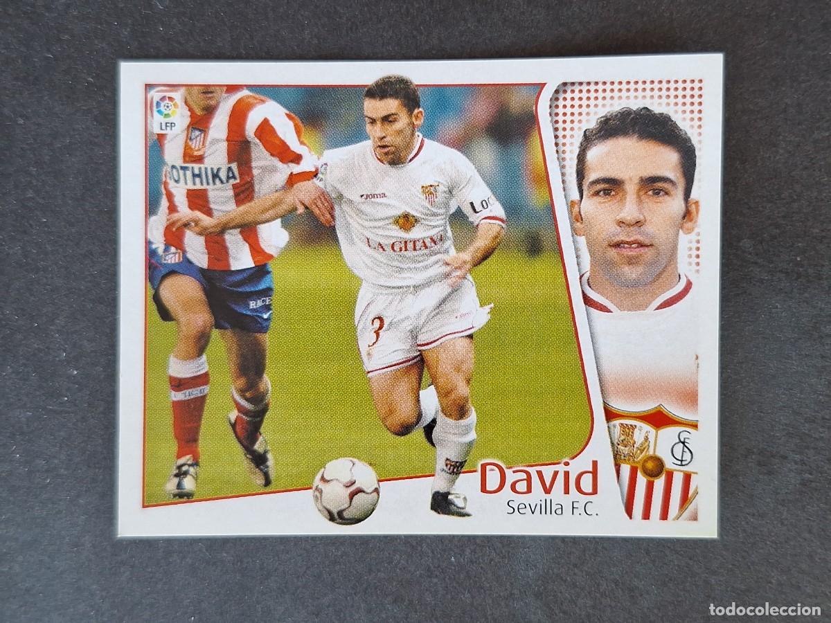 Cromos de f&uacute;tbol: L5 DAVID SEVILLA F. C. LIGA ESTE 2004 2005 04 05 NUNCA PEGADO SIN PEGAR