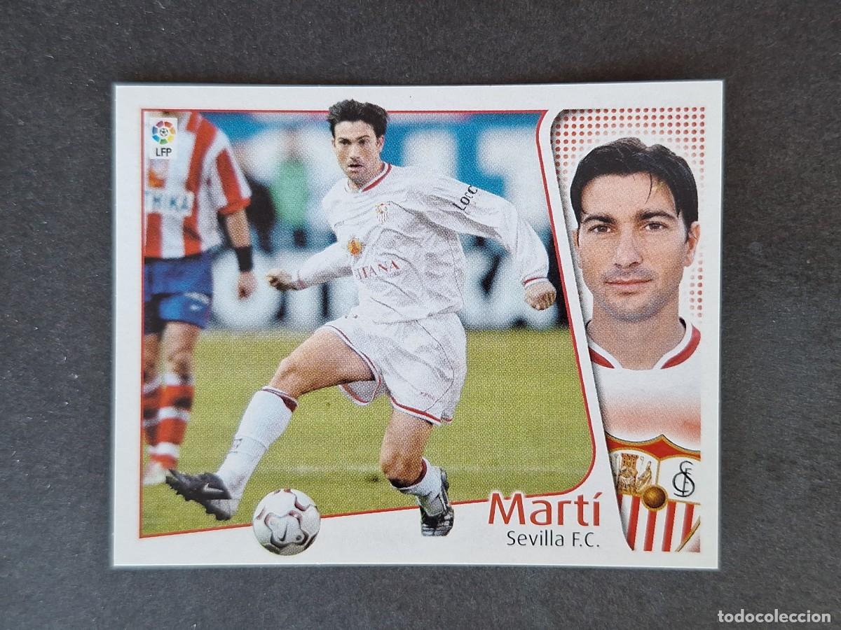 Cromos de f&uacute;tbol: L5 MARTI SEVILLA F. C. LIGA ESTE 2004 2005 04 05 NUNCA PEGADO SIN PEGAR