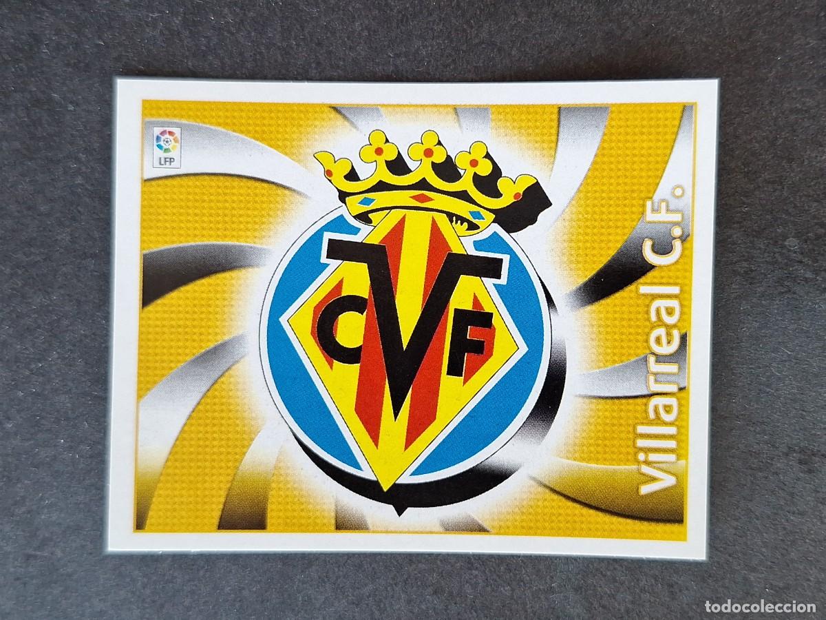 Cromos de f&uacute;tbol: L5 ESCUDO VILLARREAL C. F. LIGA ESTE 2004 2005 04 05 NUNCA PEGADO SIN PEGAR