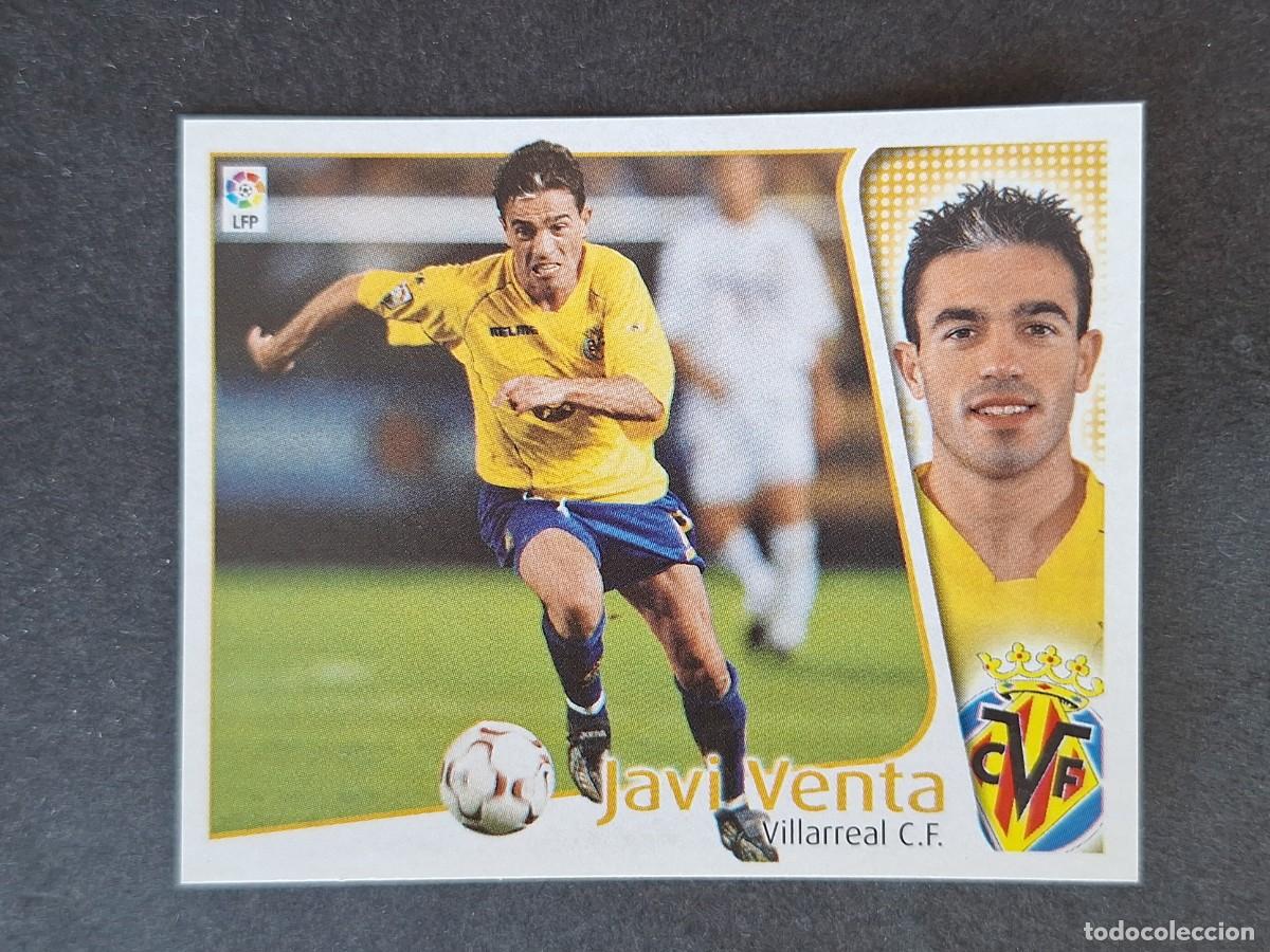 Cromos de f&uacute;tbol: L5 JAVI VENTA VILLARREAL C. F. LIGA ESTE 2004 2005 04 05 NUNCA PEGADO SIN PEGAR