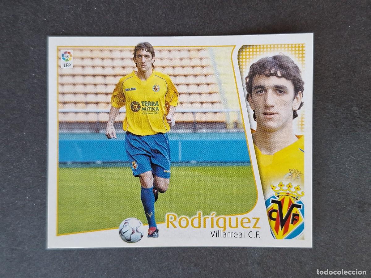 Cromos de f&uacute;tbol: L5 RODRIGUEZ VILLARREAL C. F. LIGA ESTE 2004 2005 04 05 NUNCA PEGADO SIN PEGAR