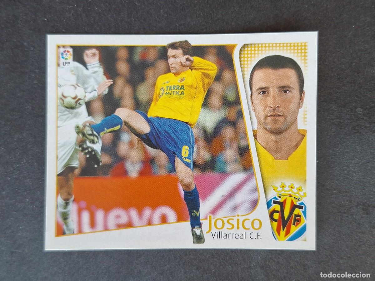 Cromos de f&uacute;tbol: L5 JOSICO VILLARREAL C. F. LIGA ESTE 2004 2005 04 05 NUNCA PEGADO SIN PEGAR