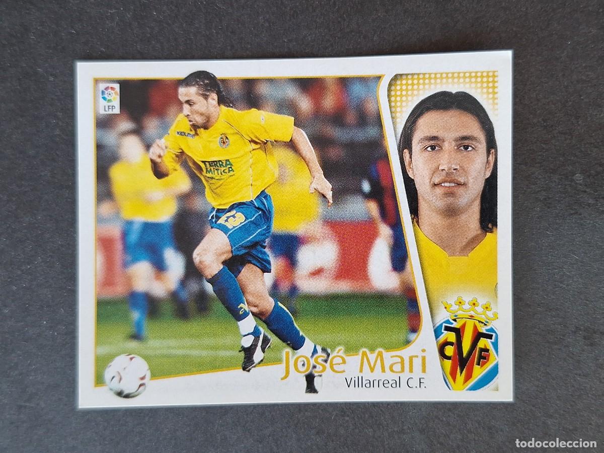 Cromos de f&uacute;tbol: L5 JOSE MARI VILLARREAL C. F. LIGA ESTE 2004 2005 04 05 NUNCA PEGADO SIN PEGAR