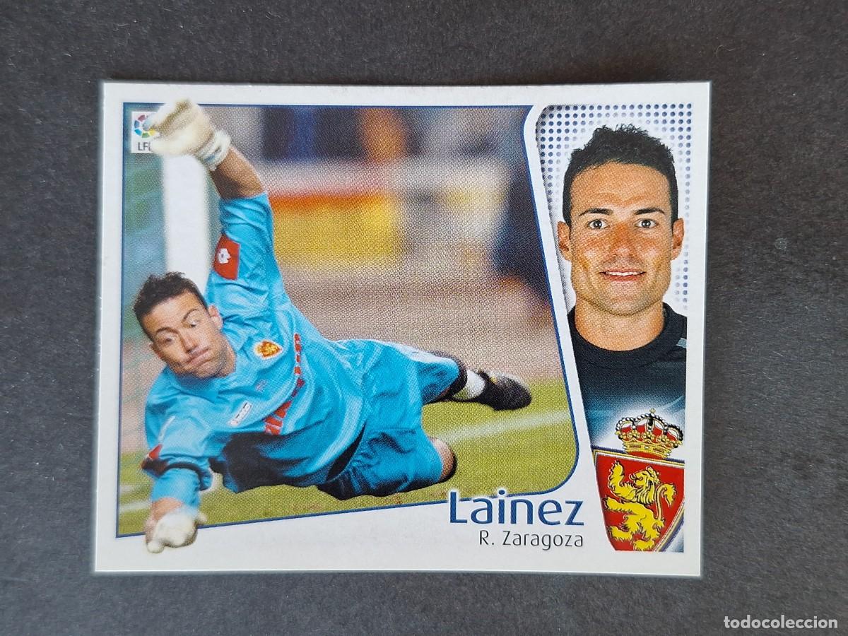 Cromos de f&uacute;tbol: L5 LAINEZ REAL ZARAGOZA LIGA ESTE 2004 2005 04 05 NUNCA PEGADO SIN PEGAR