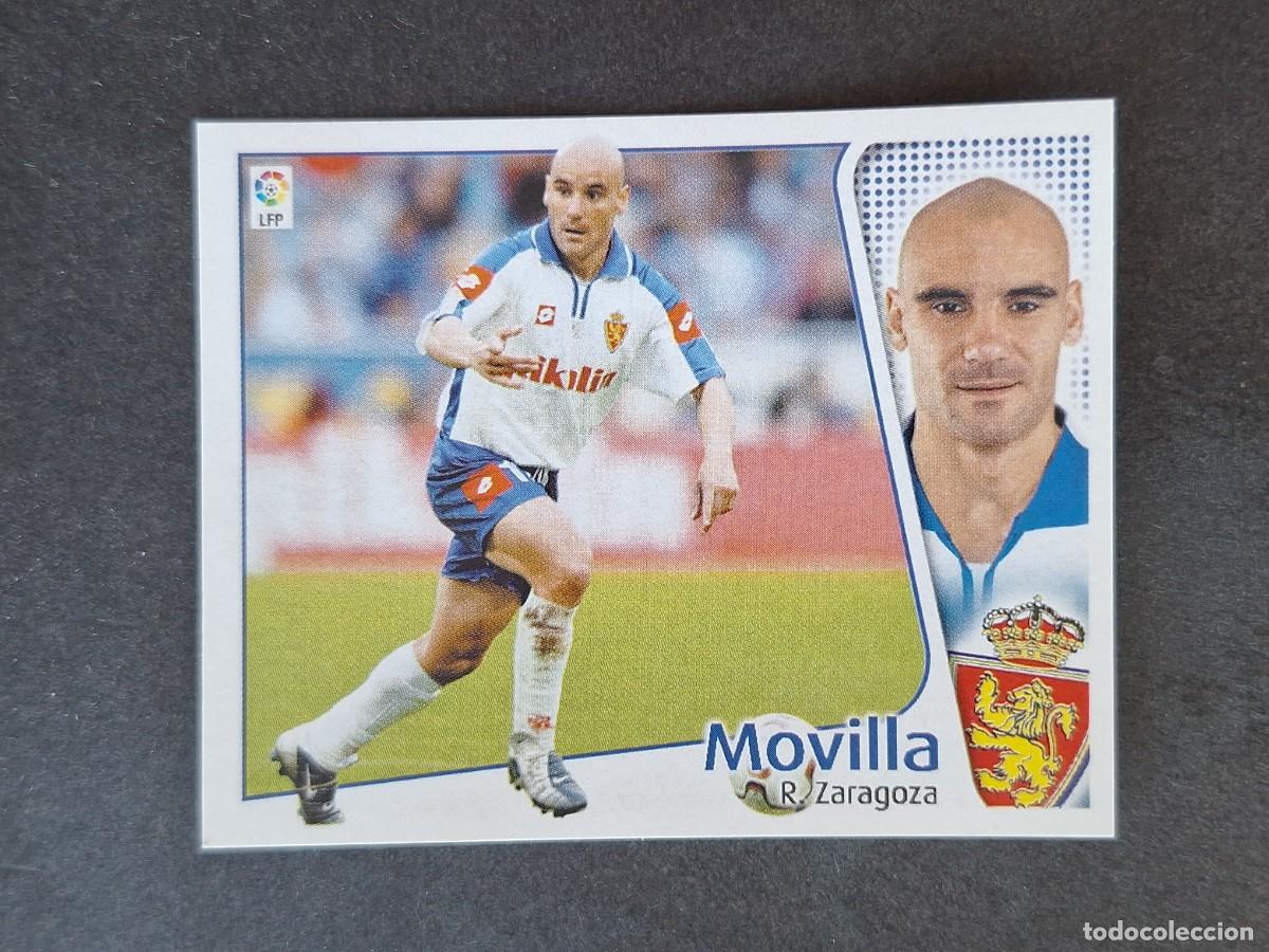 Cromos de f&uacute;tbol: L5 MOVILLA REAL ZARAGOZA LIGA ESTE 2004 2005 04 05 NUNCA PEGADO SIN PEGAR