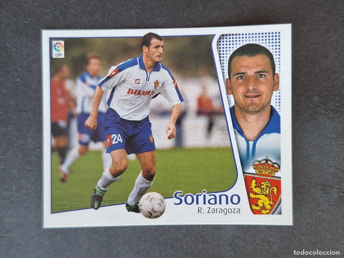 Cromos de f&uacute;tbol: L5 SORIANO REAL ZARAGOZA LIGA ESTE 2004 2005 04 05 NUNCA PEGADO SIN PEGAR