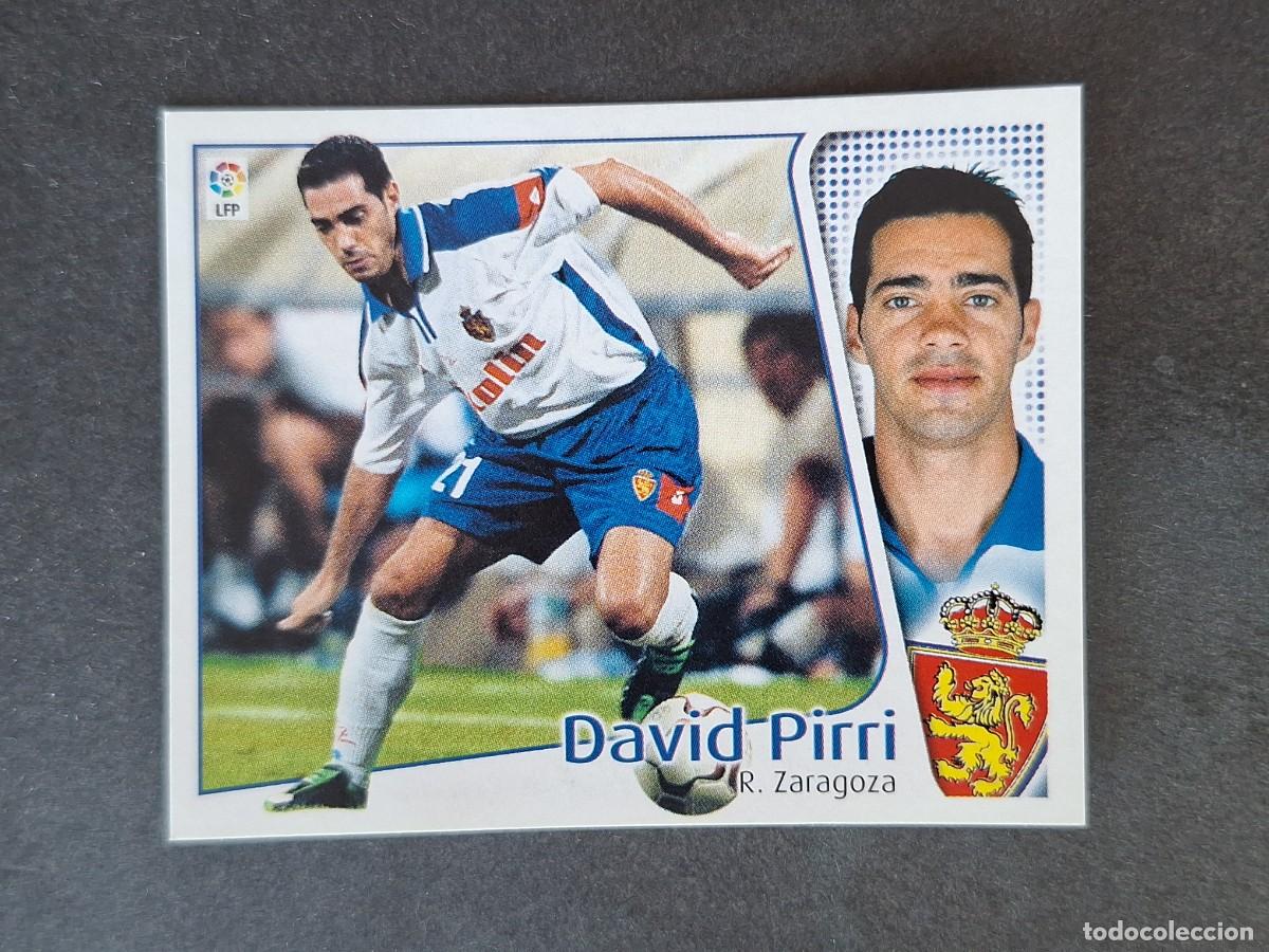 Cromos de f&uacute;tbol: L5 DAVID PIRRI REAL ZARAGOZA LIGA ESTE 2004 2005 04 05 NUNCA PEGADO SIN PEGAR