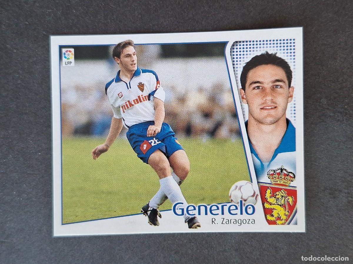 Cromos de f&uacute;tbol: L5 GENERELO REAL ZARAGOZA LIGA ESTE 2004 2005 04 05 NUNCA PEGADO SIN PEGAR