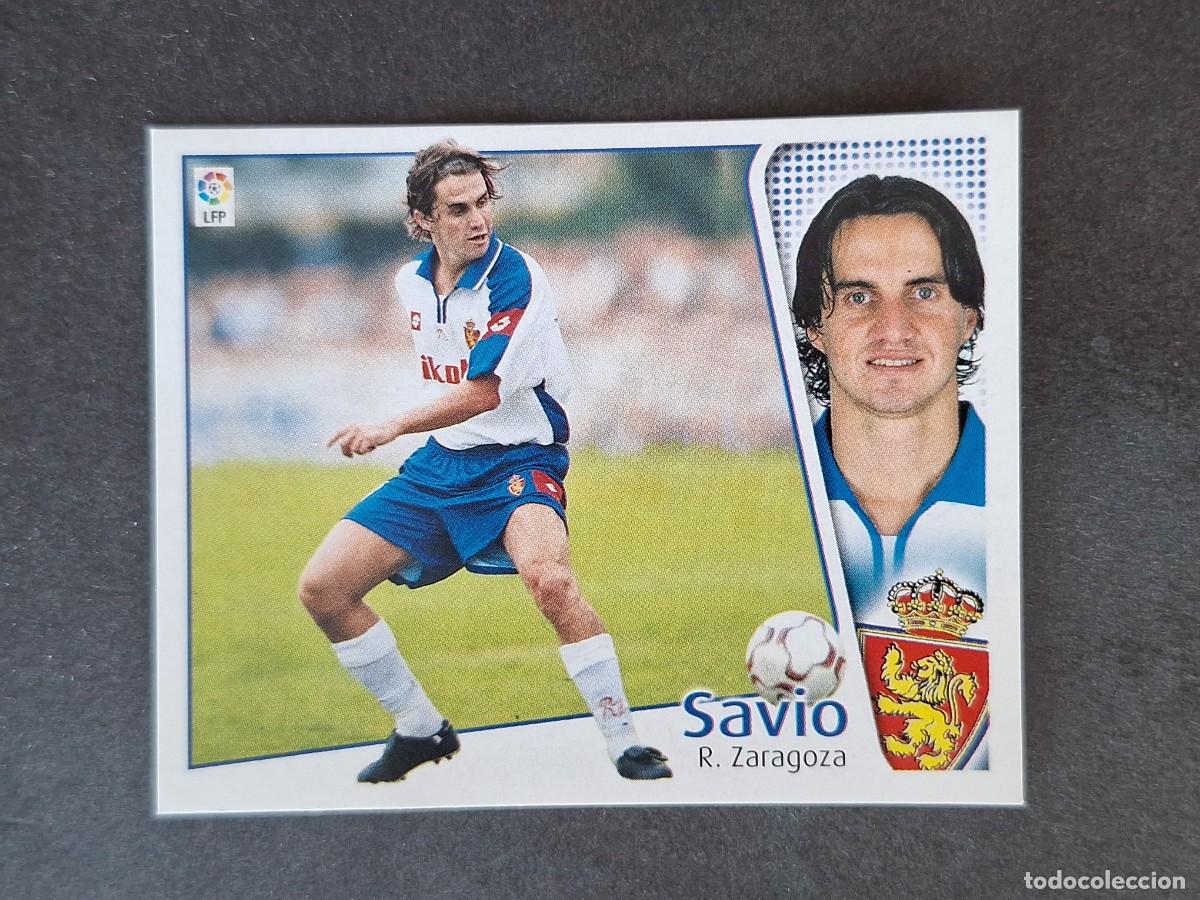 Cromos de f&uacute;tbol: L5 SAVIO REAL ZARAGOZA LIGA ESTE 2004 2005 04 05 NUNCA PEGADO SIN PEGAR