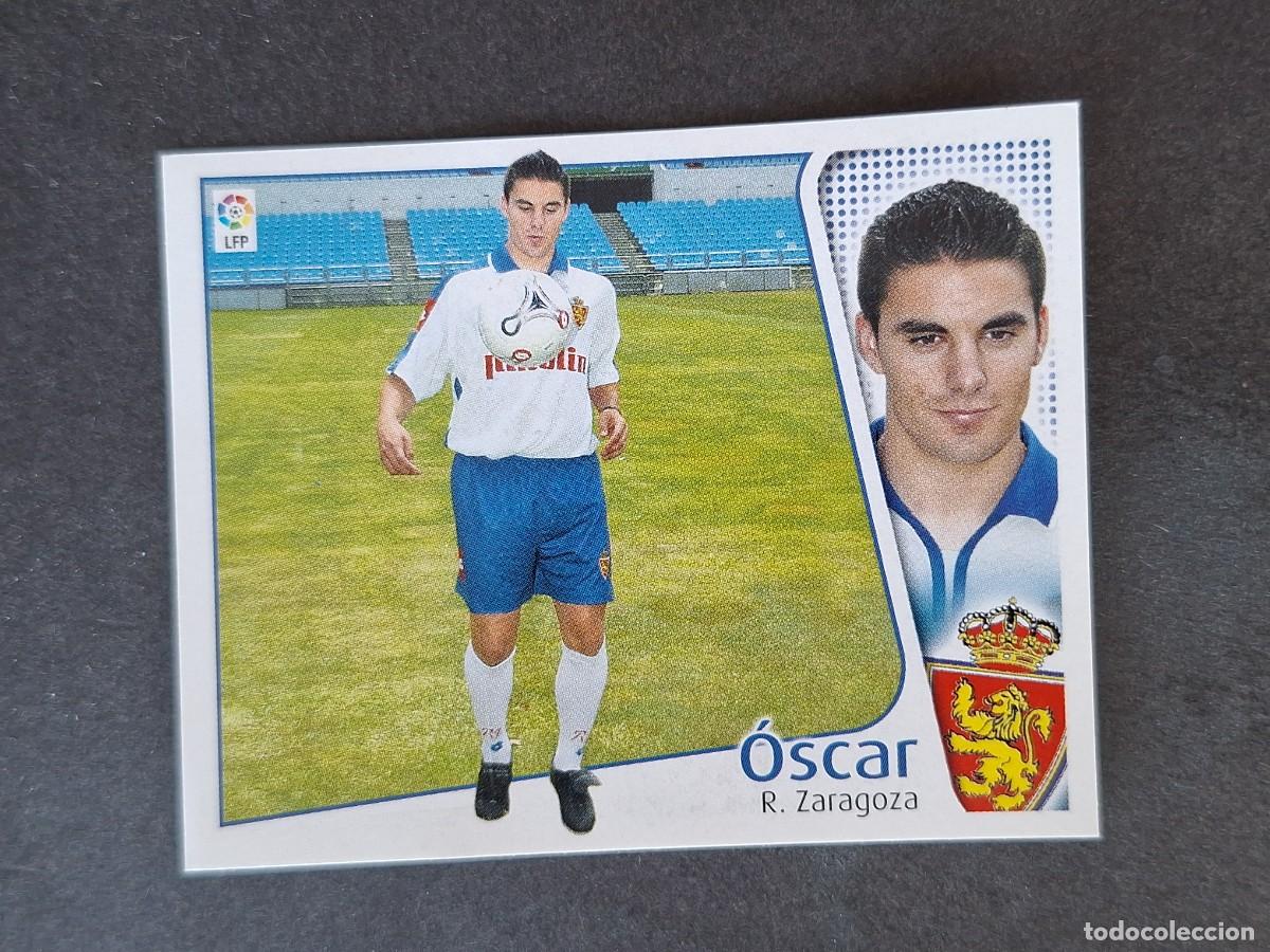 Cromos de f&uacute;tbol: L5 OSCAR REAL ZARAGOZA LIGA ESTE 2004 2005 04 05 NUNCA PEGADO SIN PEGAR