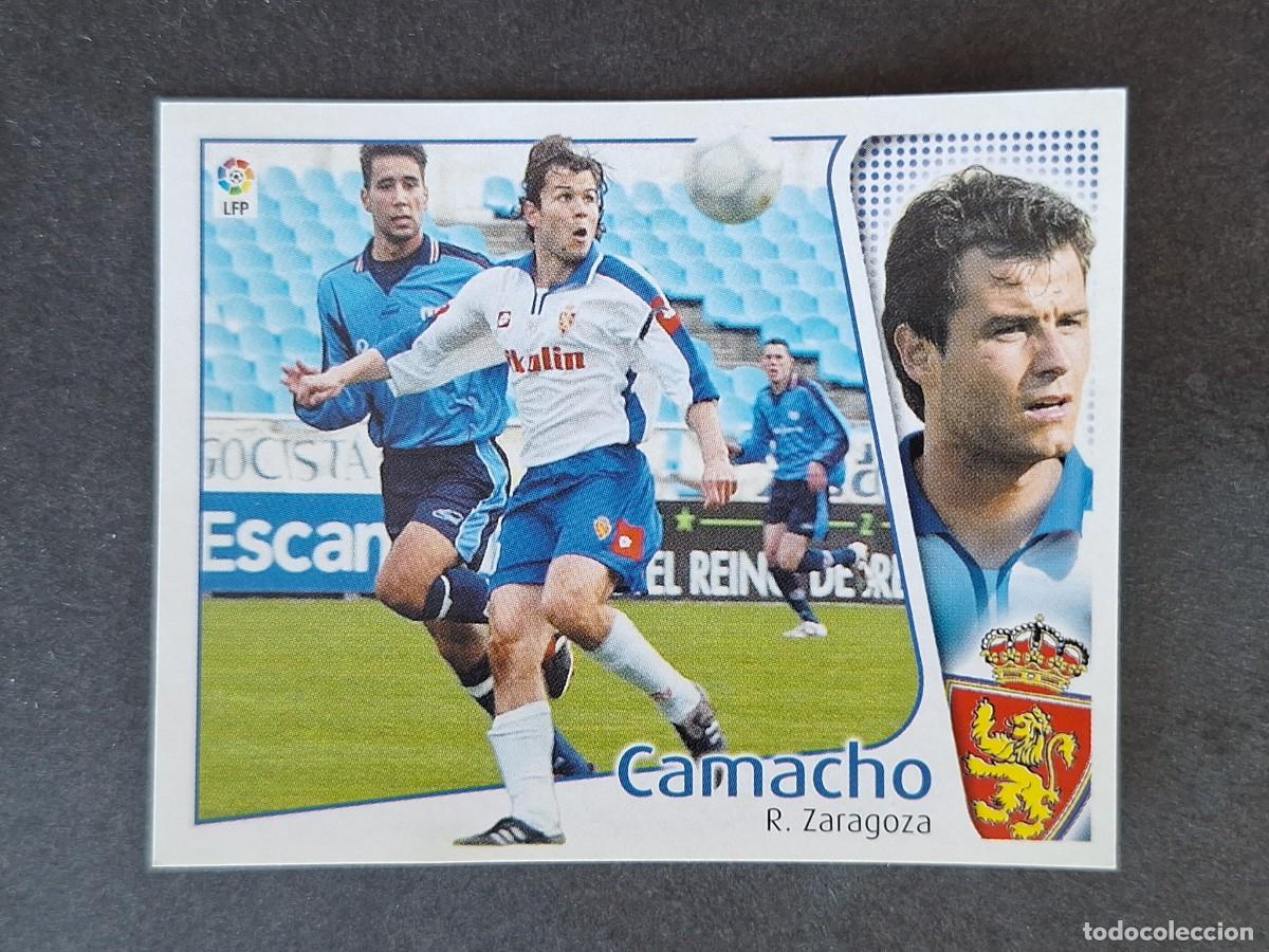 Cromos de f&uacute;tbol: L5 CAMACHO REAL ZARAGOZA LIGA ESTE 2004 2005 04 05 NUNCA PEGADO SIN PEGAR