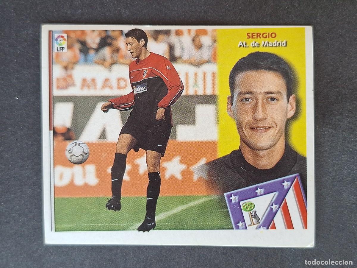 Cromos de f&uacute;tbol: L4 SERGIO ATLETICO DE MADRID LIGA ESTE 2002 2003 02 03 NUNCA PEGADO SIN PEGAR