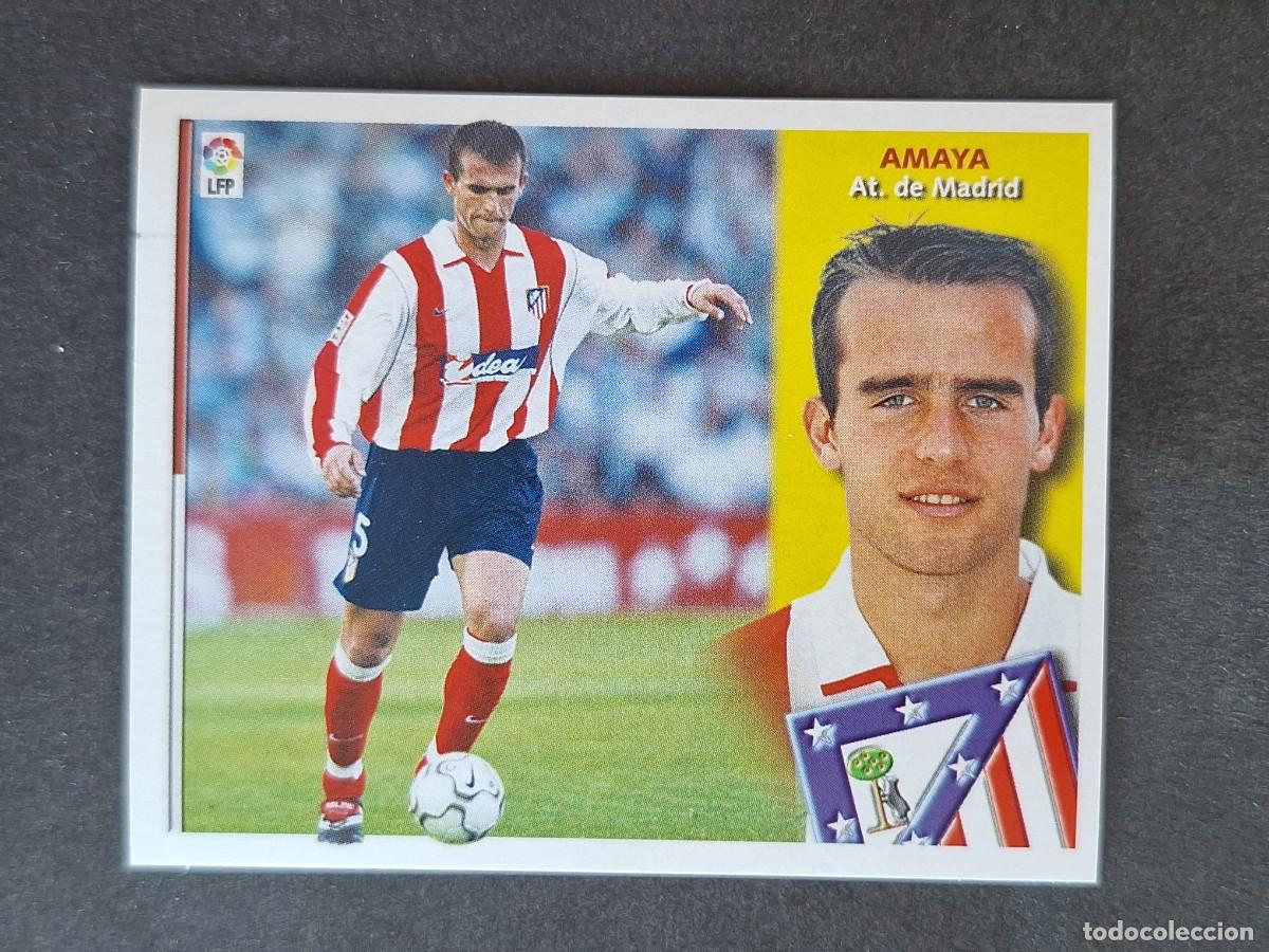 Cromos de f&uacute;tbol: L4 AMAYA ATLETICO DE MADRID LIGA ESTE 2002 2003 02 03 NUNCA PEGADO SIN PEGAR