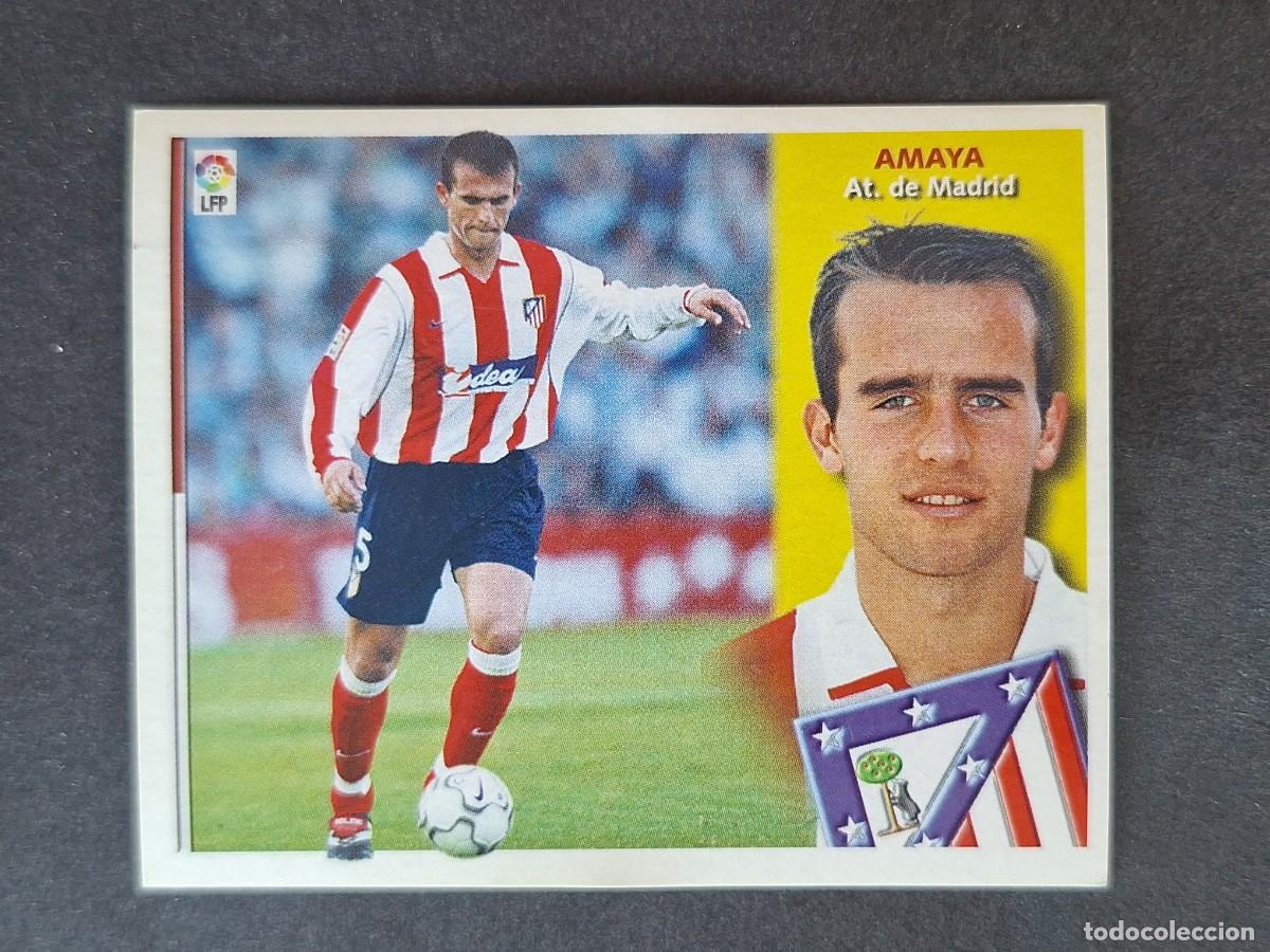 Cromos de f&uacute;tbol: L4 AMAYA ATLETICO DE MADRID LIGA ESTE 2002 2003 02 03 NUNCA PEGADO SIN PEGAR