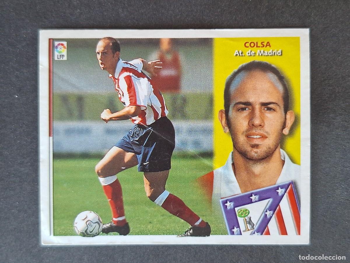 Cromos de f&uacute;tbol: L4 COLSA ATLETICO DE MADRID LIGA ESTE 2002 2003 02 03 NUNCA PEGADO SIN PEGAR