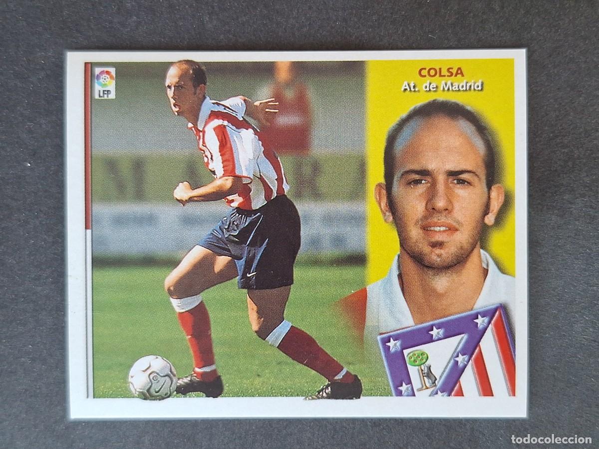 Cromos de f&uacute;tbol: L4 COLSA ATLETICO DE MADRID LIGA ESTE 2002 2003 02 03 NUNCA PEGADO SIN PEGAR