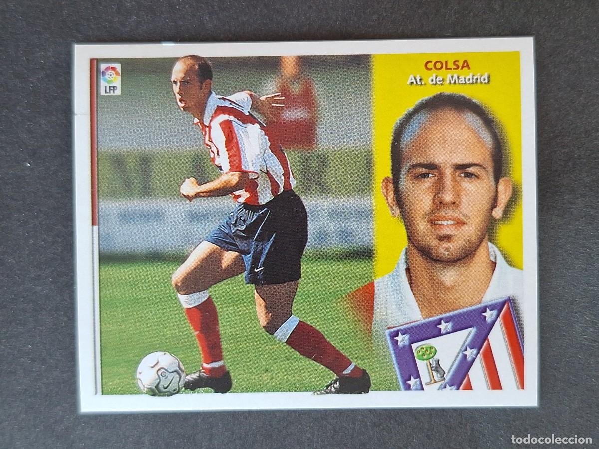 Cromos de f&uacute;tbol: L4 COLSA ATLETICO DE MADRID LIGA ESTE 2002 2003 02 03 NUNCA PEGADO SIN PEGAR