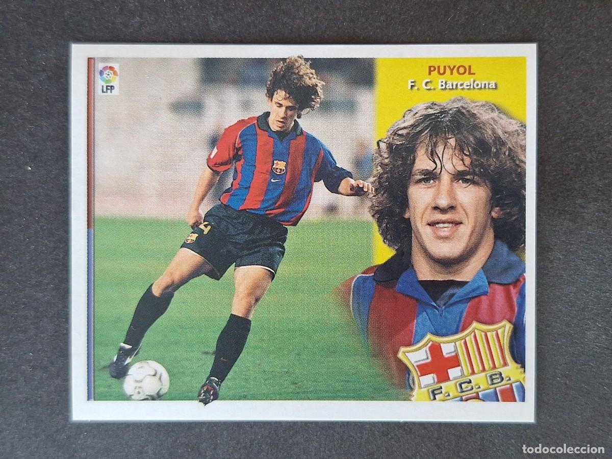 Cromos de f&uacute;tbol: L4 PUYOL F. C. BARCELONA LIGA ESTE 2002 2003 02 03 NUNCA PEGADO SIN PEGAR