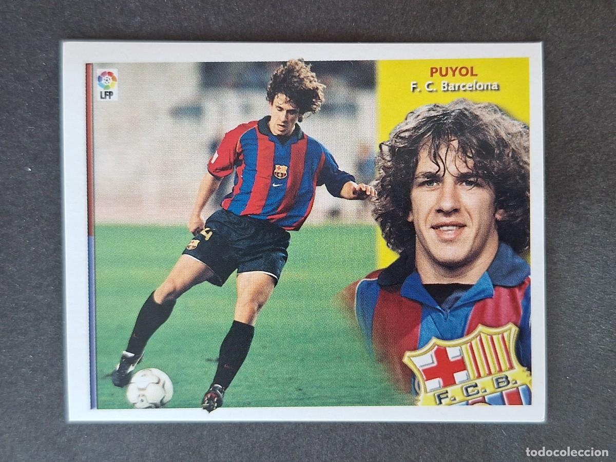 Cromos de f&uacute;tbol: L4 PUYOL F. C. BARCELONA LIGA ESTE 2002 2003 02 03 NUNCA PEGADO SIN PEGAR
