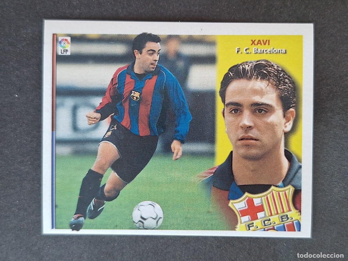 Cromos de f&uacute;tbol: L4 XAVI F. C. BARCELONA LIGA ESTE 2002 2003 02 03 NUNCA PEGADO SIN PEGAR