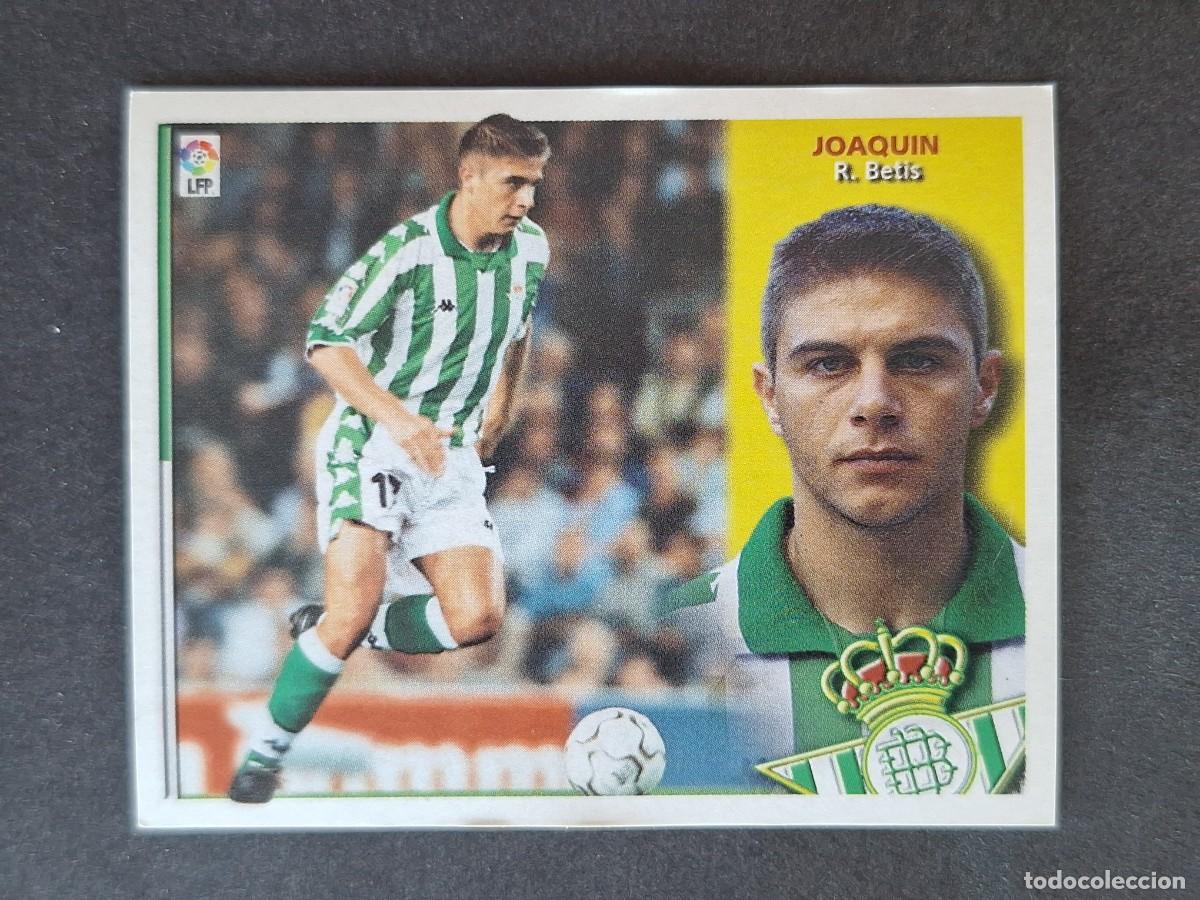 Cromos de f&uacute;tbol: L4 JOAQUIN REAL BETIS BALOMPIE LIGA ESTE 2002 2003 02 03 NUNCA PEGADO SIN PEGAR