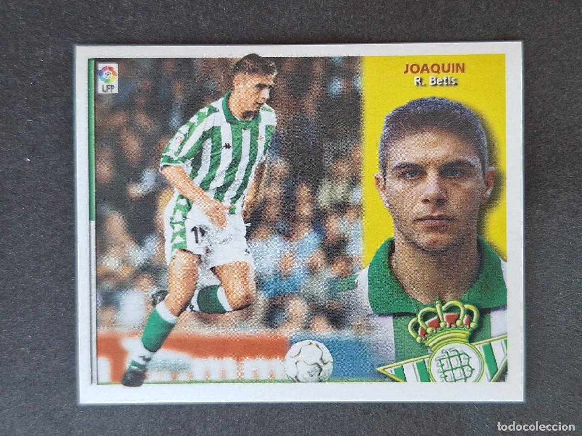 Cromos de f&uacute;tbol: L4 JOAQUIN REAL BETIS BALOMPIE LIGA ESTE 2002 2003 02 03 NUNCA PEGADO SIN PEGAR