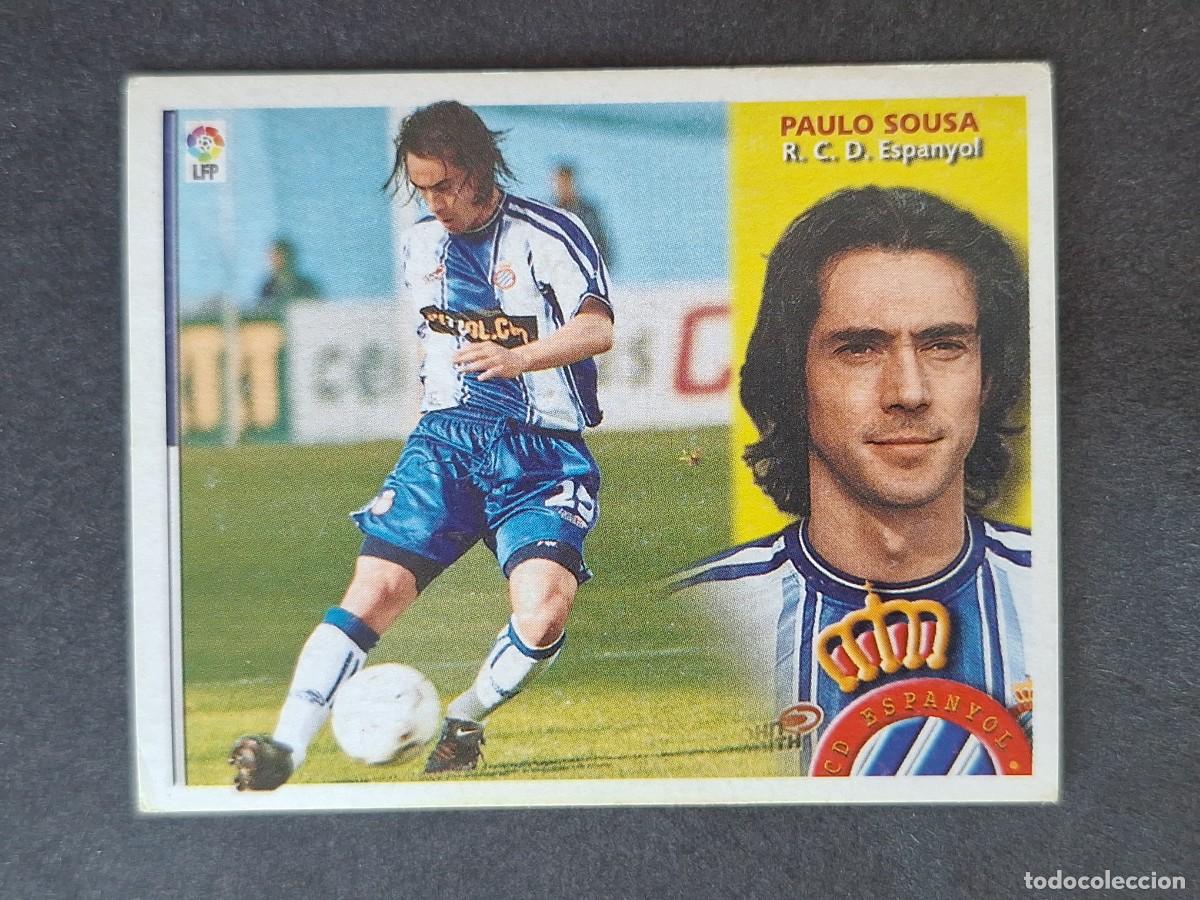 Cromos de f&uacute;tbol: L4 PAULO SOUSA R. C. D. ESPA&Ntilde;OL LIGA ESTE 2002 2003 02 03 NUNCA PEGADO SIN PEGAR