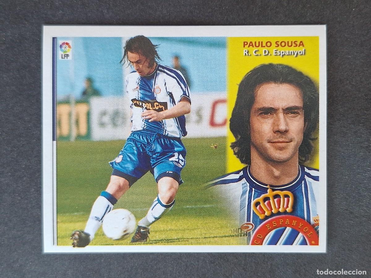 Cromos de f&uacute;tbol: L4 PAULO SOUSA R. C. D. ESPA&Ntilde;OL LIGA ESTE 2002 2003 02 03 NUNCA PEGADO SIN PEGAR