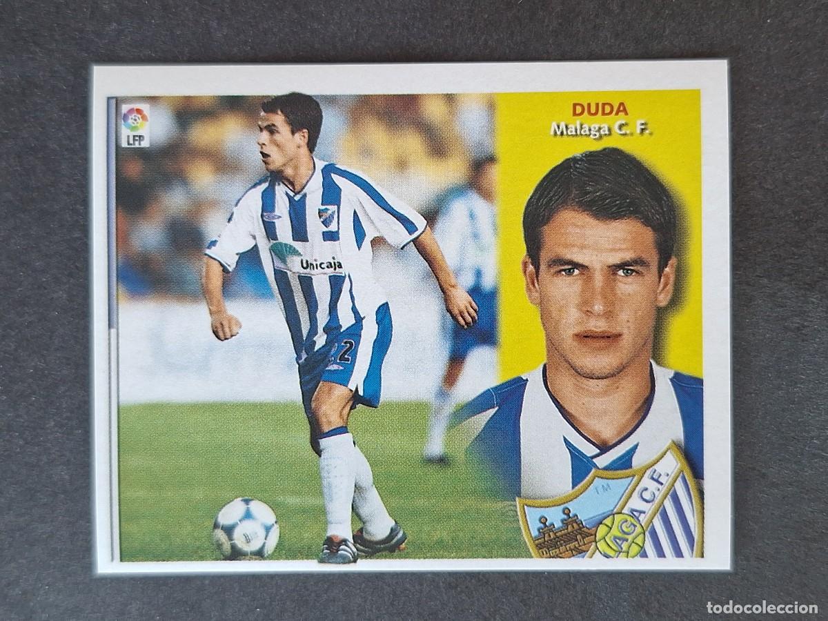 Cromos de f&uacute;tbol: L4 DUDA MALAGA C. F. LIGA ESTE 2002 2003 02 03 NUNCA PEGADO SIN PEGAR