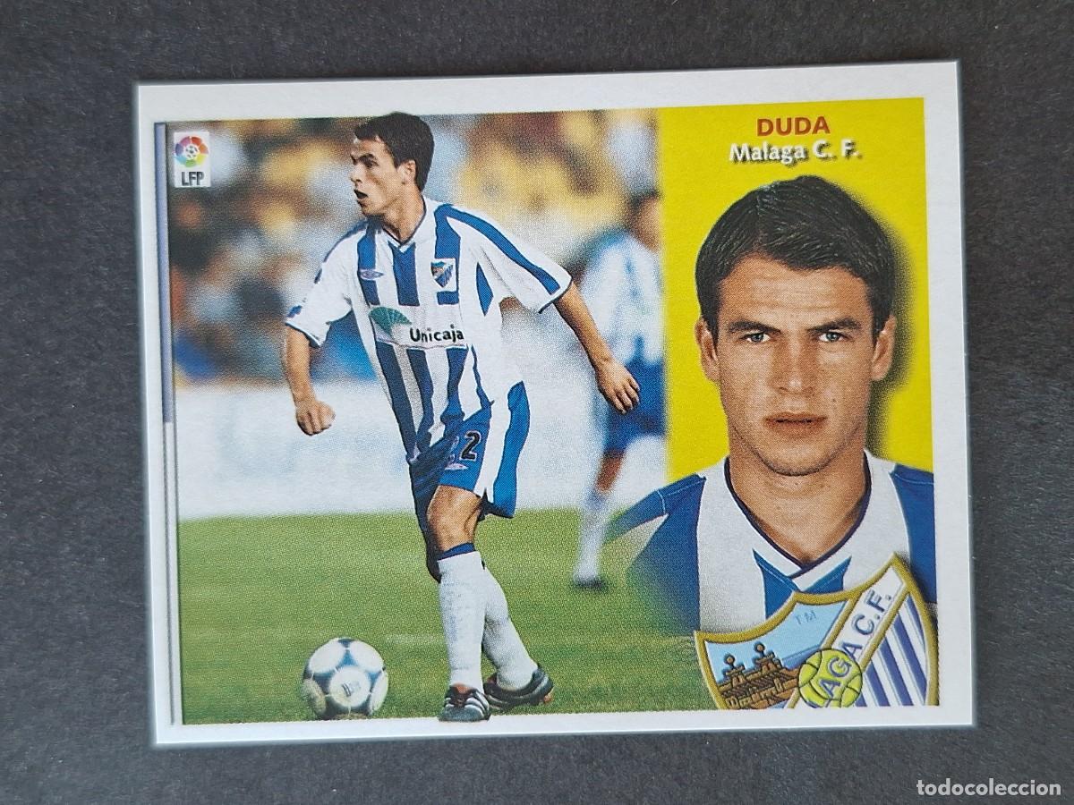 Cromos de f&uacute;tbol: L4 DUDA MALAGA C. F. LIGA ESTE 2002 2003 02 03 NUNCA PEGADO SIN PEGAR