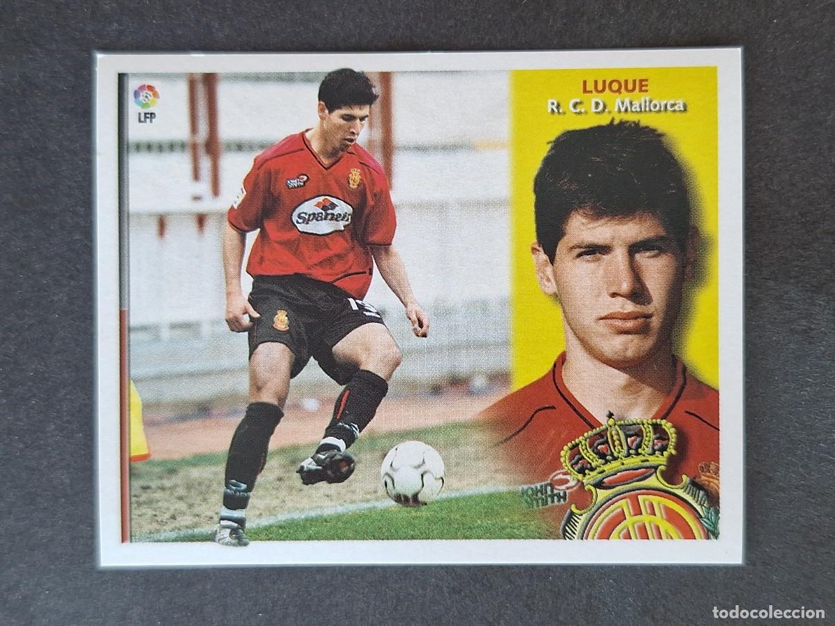 Figurine di Calcio: L4 LUQUE R. C. D. MALLORCA LIGA ESTE 2002 2003 02 03 NUNCA PEGADO SIN PEGAR