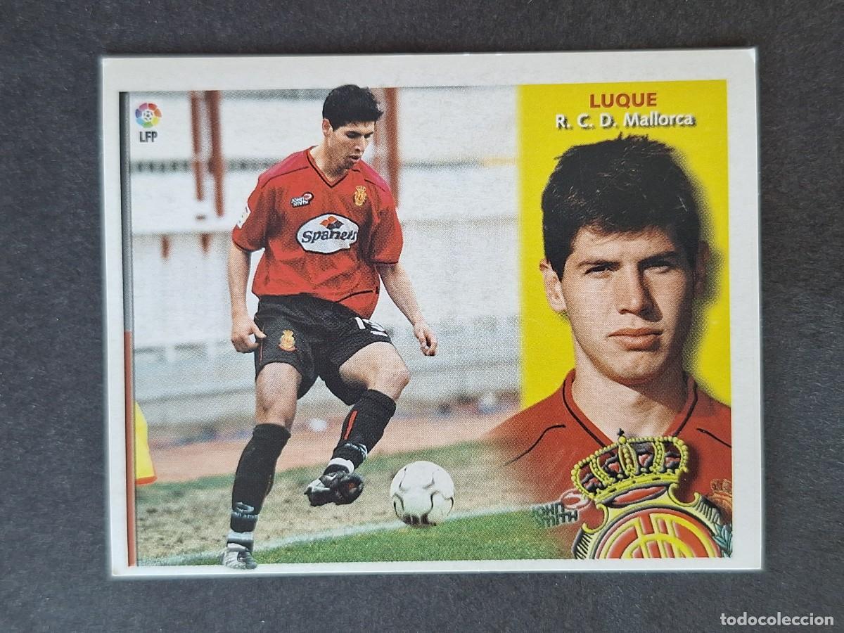 Cromos de f&uacute;tbol: L4 LUQUE R. C. D. MALLORCA LIGA ESTE 2002 2003 02 03 NUNCA PEGADO SIN PEGAR