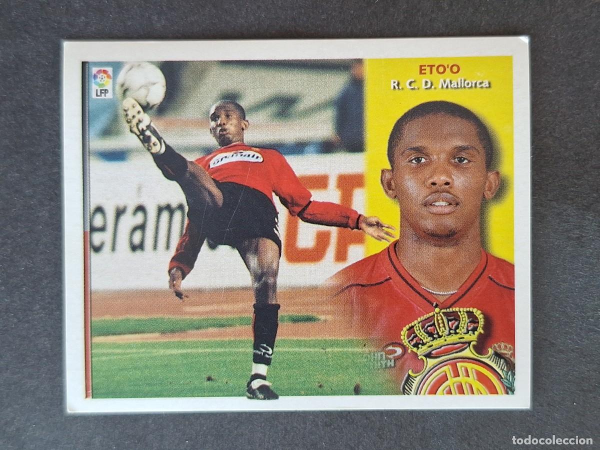 Cromos de f&uacute;tbol: L4 ETO'O R. C. D. MALLORCA LIGA ESTE 2002 2003 02 03 NUNCA PEGADO SIN PEGAR