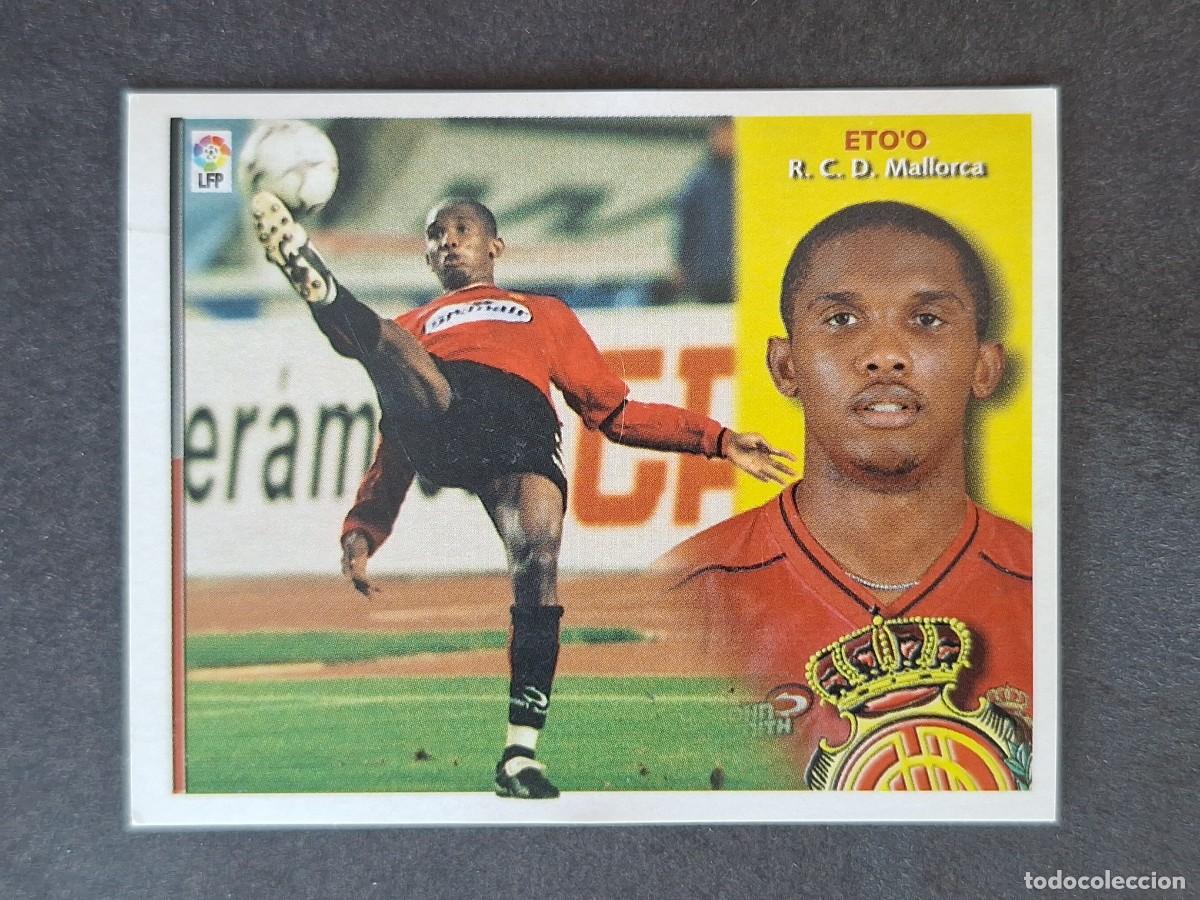 Cromos de f&uacute;tbol: L4 ETO'O R. C. D. MALLORCA LIGA ESTE 2002 2003 02 03 NUNCA PEGADO SIN PEGAR