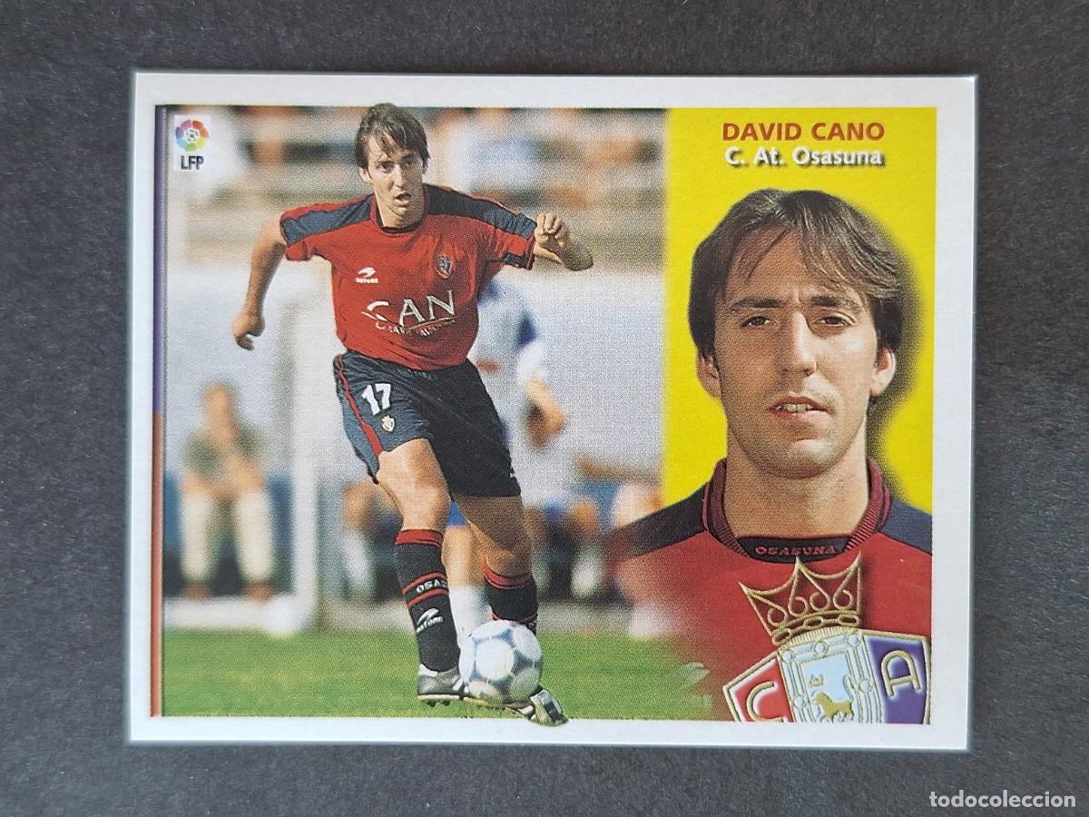 Cromos de f&uacute;tbol: L4 DAVID CANO C. A. OSASUNA LIGA ESTE 2002 2003 02 03 NUNCA PEGADO SIN PEGAR