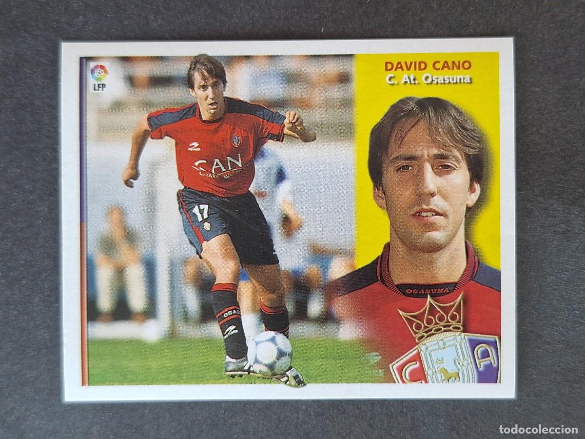 Cromos de f&uacute;tbol: L4 DAVID CANO C. A. OSASUNA LIGA ESTE 2002 2003 02 03 NUNCA PEGADO SIN PEGAR