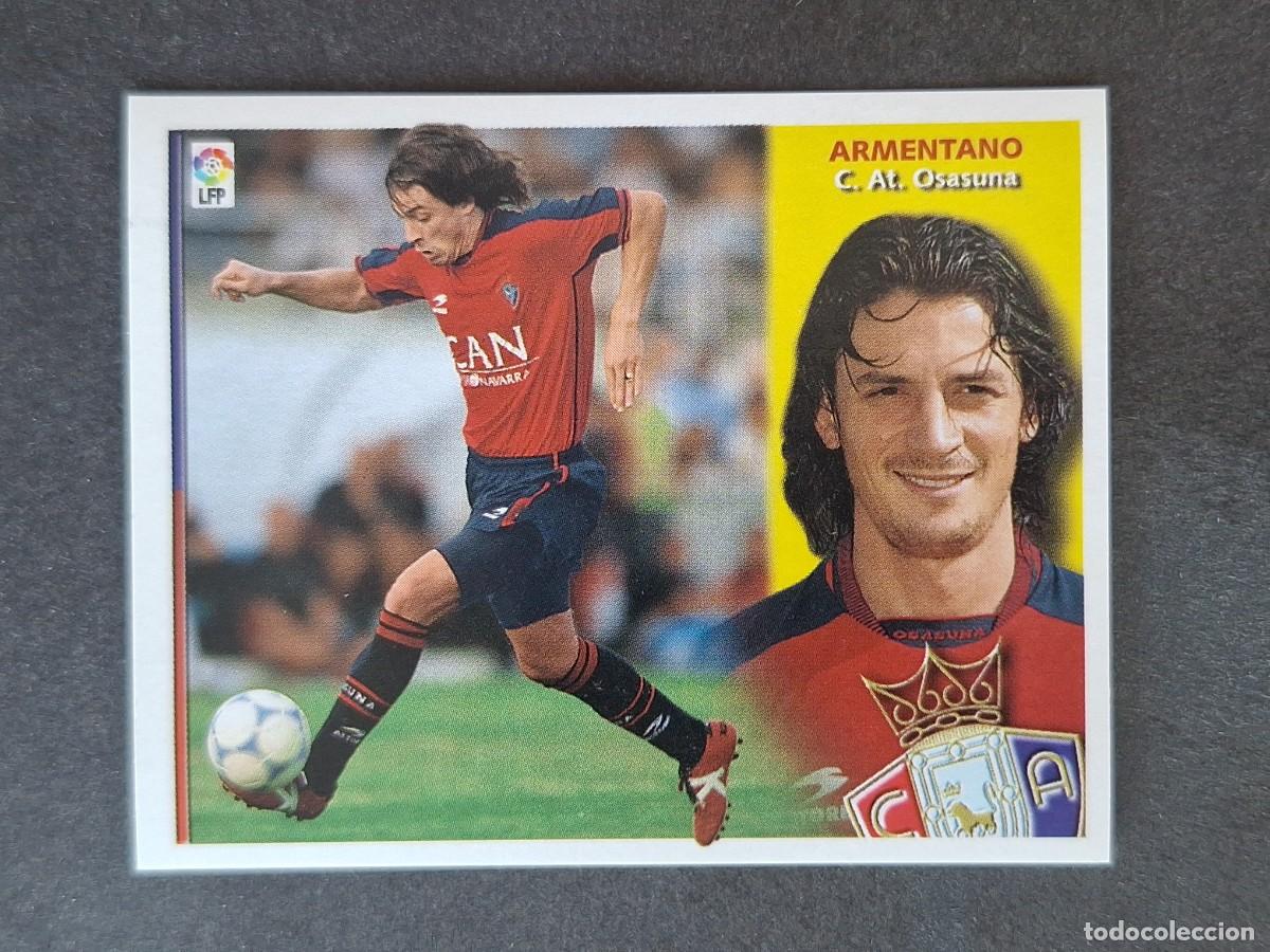 Cromos de f&uacute;tbol: L4 ARMENTANO C. A. OSASUNA LIGA ESTE 2002 2003 02 03 NUNCA PEGADO SIN PEGAR