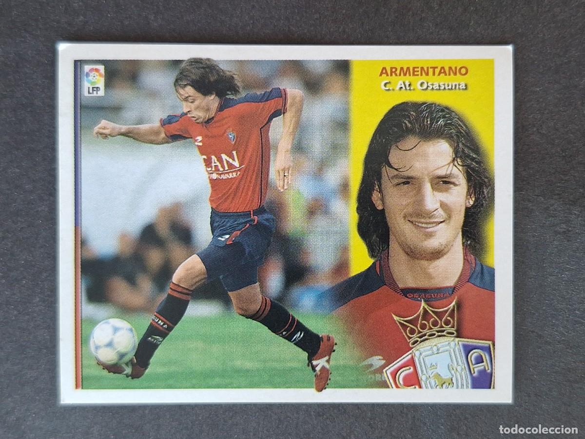 Cromos de f&uacute;tbol: L4 ARMENTANO C. A. OSASUNA LIGA ESTE 2002 2003 02 03 NUNCA PEGADO SIN PEGAR