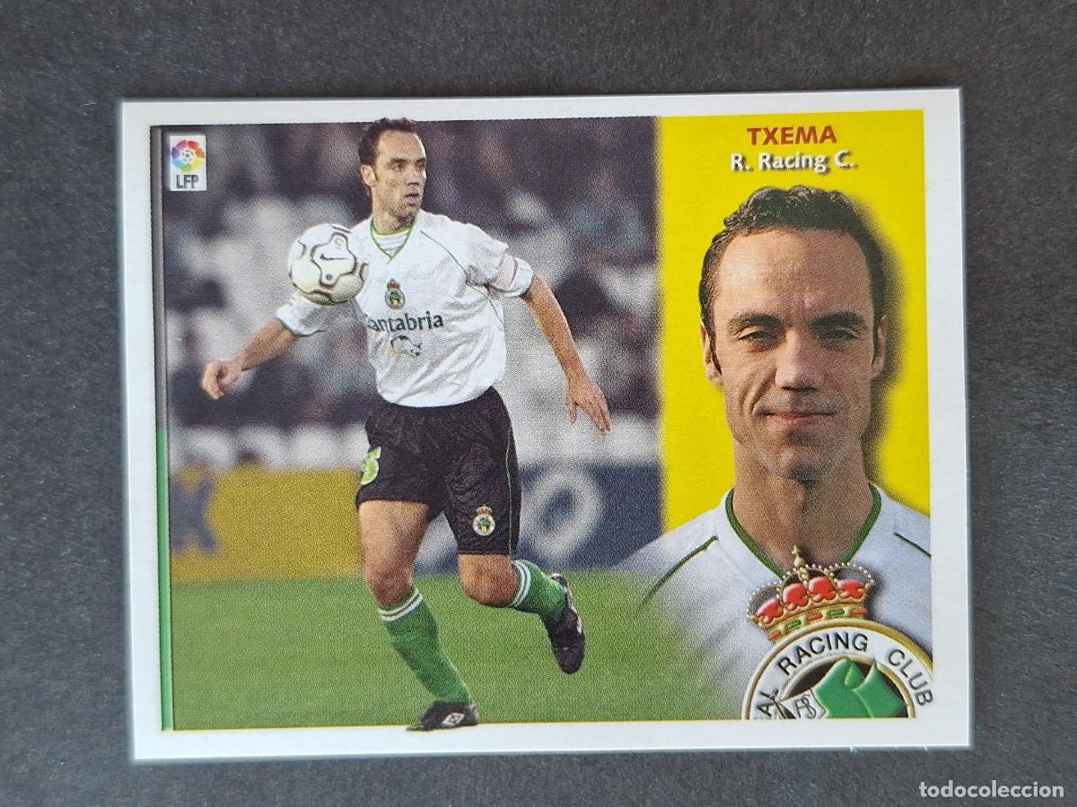 Cromos de f&uacute;tbol: L4 TXEMA RACING DE SANTANDER LIGA ESTE 2002 2003 02 03 NUNCA PEGADO SIN PEGAR