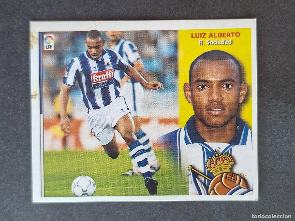 Cromos de f&uacute;tbol: L4 LUIZ ALBERTO REAL SOCIEDAD LIGA ESTE 2002 2003 02 03 NUNCA PEGADO SIN PEGAR