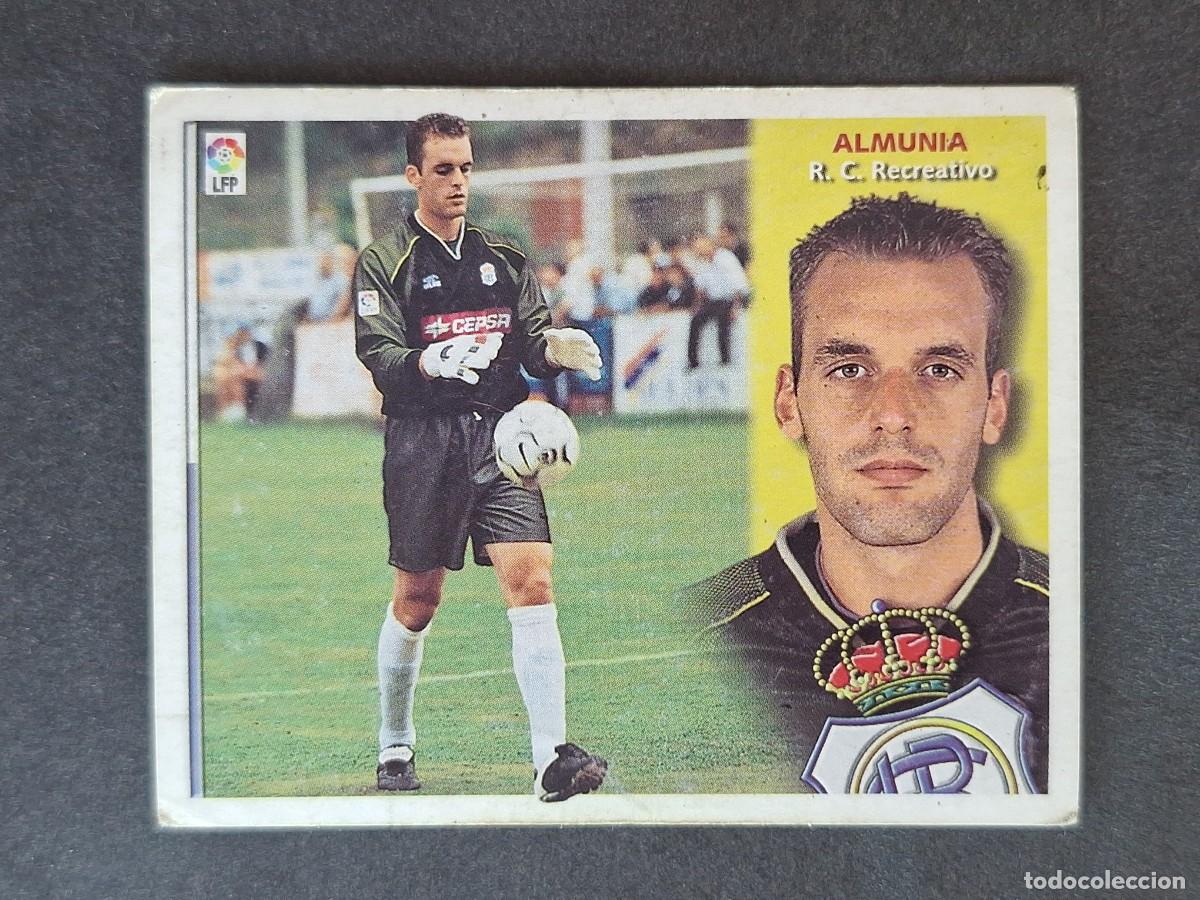 Cromos de f&uacute;tbol: L4 ALMUNIA RECREATIVO DE HUELVA LIGA ESTE 2002 2003 02 03 NUNCA PEGADO SIN PEGAR