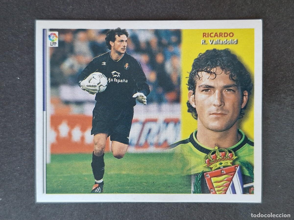 Cromos de f&uacute;tbol: L4 RICARDO REAL VALLADOLID LIGA ESTE 2002 2003 02 03 NUNCA PEGADO SIN PEGAR